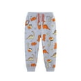 thumbnail image 1 of Bellafa Toddler Boy Sports Pants Casual Cotton Sweatpants Dinosaur Graphic Kids Active Jogger Pants For 2-7T Child, 1 of 3