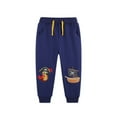 thumbnail image 1 of Bellafa Toddler Boy Sweatpants Cotton Boys Athletic Joggers Pants Kids Dino Truck Graphic Sweats Pants with Pocket 2-7T, 1 of 6
