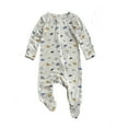 thumbnail image 1 of Bellafa Unisex Baby Footies Pajamas,Rayon Derived From Bamboo,Buttery Soft Sleep 'N Play PJs,2-Way Zipper Toddler Sleeper,0-18 Months, 1 of 8