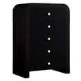 thumbnail image 1 of Bellagio Black Wood 5 Drawer Chest, 1 of 4