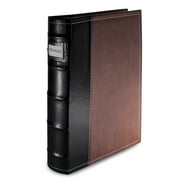 Bellagio-Italia Tuscany CD/DVD Storage Binder - Cognac Brown - Leather ...