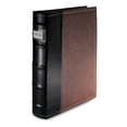 thumbnail image 1 of Bellagio-Italia CD/DVD Storage Binder - Brown - Leather - 48-Disc Capacity - Storage Organizer for DVDs, CDs, Blu Rays, & Video Games - Acid-Free Binder Organizer Sheets - 1 Pack, 1 of 6
