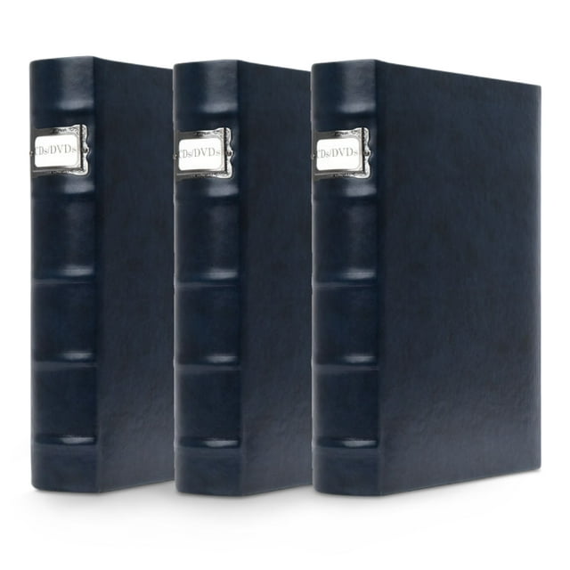 Bellagio-Italia CD/DVD Storage Binder - Corona Lago - Leather - 144 ...