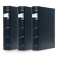 thumbnail image 1 of Bellagio-Italia CD/DVD Storage Binder - Corona Lago - Leather - 144-Disc Capacity - Storage Organizer for DVDs, CDs, Blu Rays, & Video Games - Acid-Free Binder Organizer Sheets - 3 Pack, 1 of 6