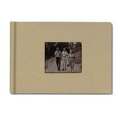 Bellagio-Italia Canvas Photo Album - Memory Scrapbook, and Polarioid Book for Calligraphy, Scrapbooking - Includes Removable Plastic Sheet Covers - Capacity for 72 Pictures Total - Small