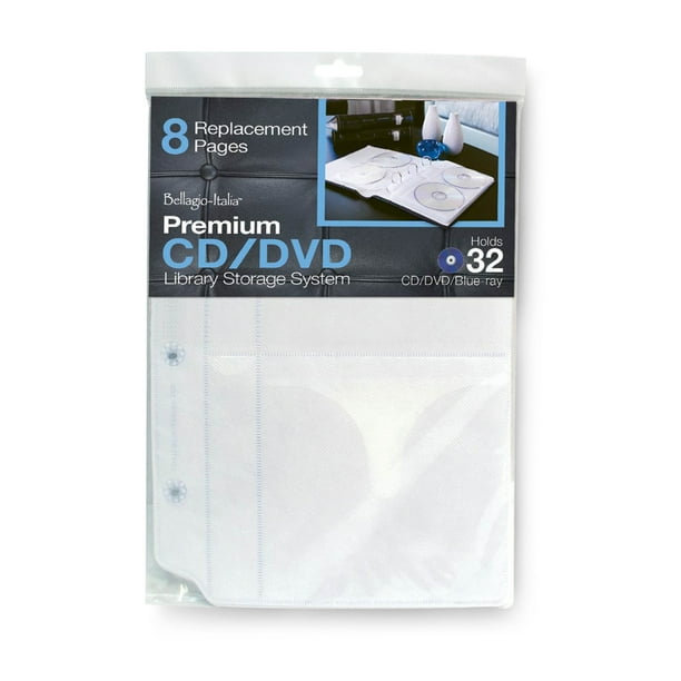 Bellagio CD/DVD Sheets (8 Pack) | Binders for ecommerce - Walmart