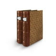 thumbnail image 1 of Bellagio-Italia Tuscany CD/DVD Storage Binder - Cognac Brown - Leather - 96-Disc Capacity - Storage Organizer for DVDs, CDs, Blu Rays, & Video Games - Acid-Free Binder Organizer Sheets - 2 P, 1 of 6
