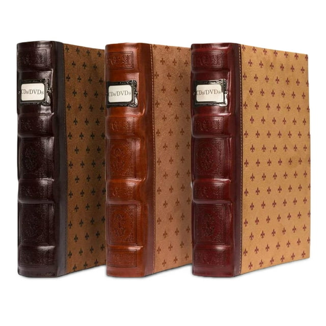 Bellagio-Italia Tuscany CD/DVD Storage Binder - 3 Pack, 144-Disc, Acid ...