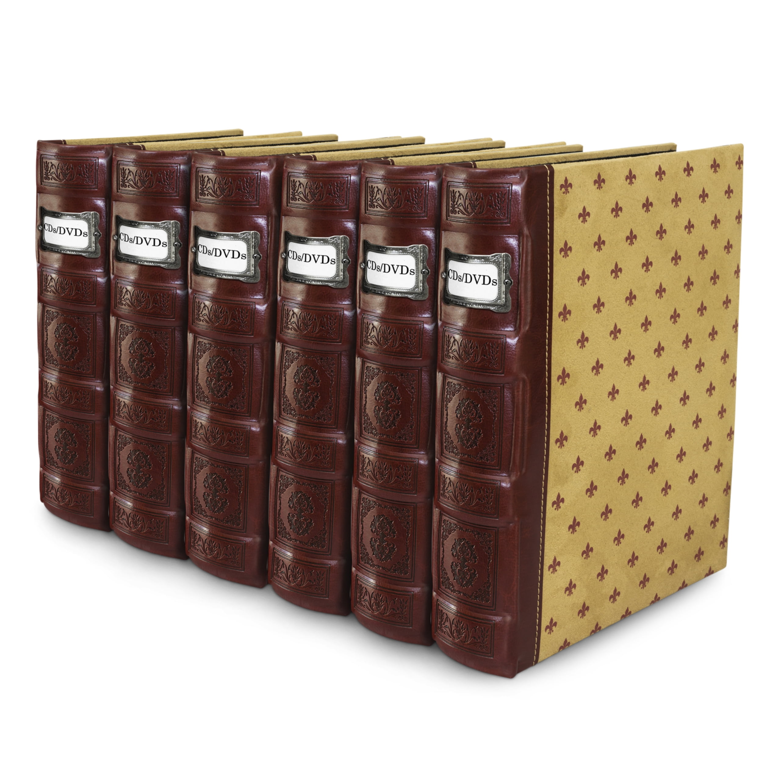 Bellagio-Italia Tuscany CD/DVD Storage Binder - Crimson Red - Leather ...