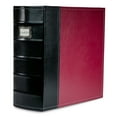 thumbnail image 1 of Bellagio-Italia XL 3-Ring Storage Binder - 600-Sheet Capacity Storage Organizer - File Storage for Presentations, Documents - Blank Index Plate on Spine for Custom Labeling - Burgundy, 1 of 7