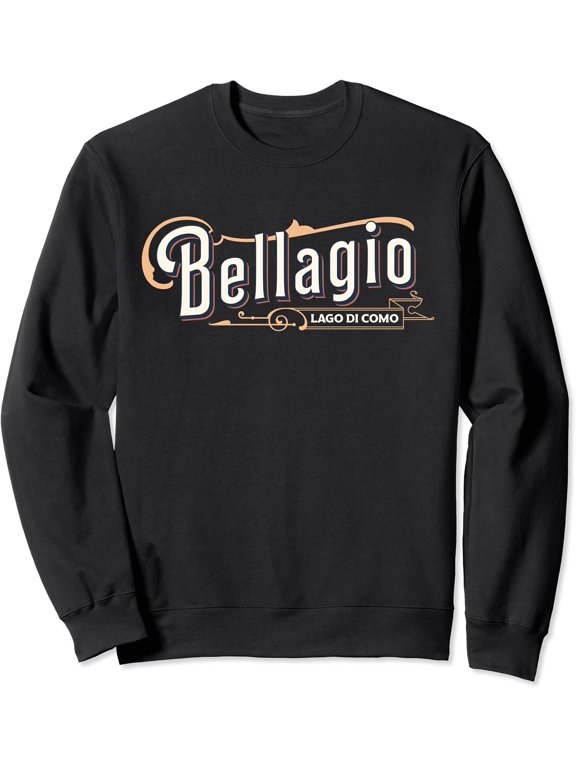 Bellagio Lake Como Retro Style Sweatshirt