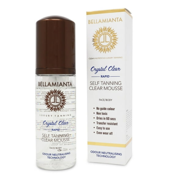 Bellamianta Crystal Clear Rapid Self Tanning Mousse