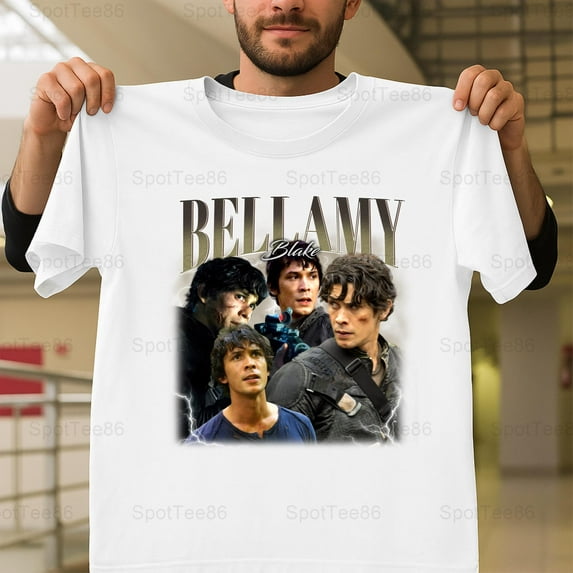 Bellamy Blake The 100 Vintage Retro 90s Style TV Show Fan Graphic G058 Unisex T-Shirt, Up to Size 5XL