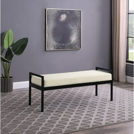 Bellamy Studio Has Arms Bench, Cream
