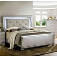 thumbnail image 1 of Bellanova Bedroom Set Eastern King Size Bed Silver, 1 of 8