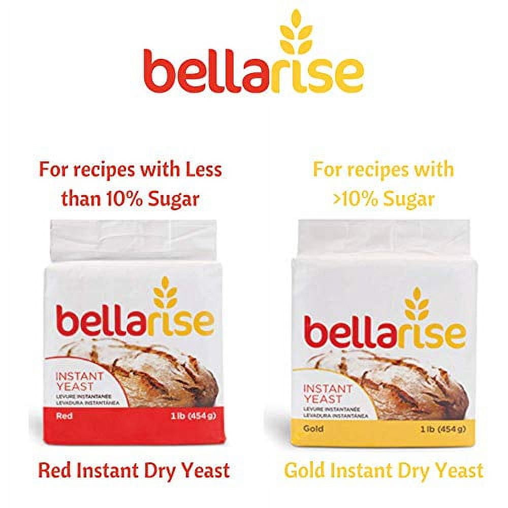 Bellarise (Red) Instant Dry Yeast 1 LB Fast Acting Instant Yeast for