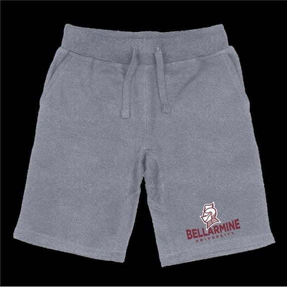 Bellarmine University Knights Premium Shorts, Heather Grey - Large