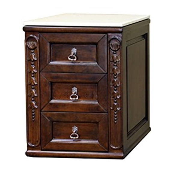 Bridge unit -walnut-cream marble