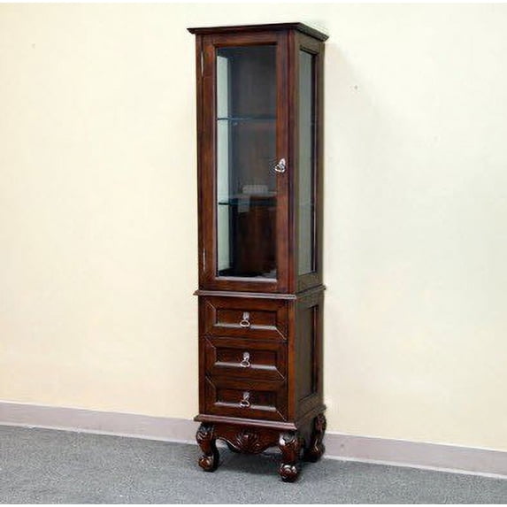 Bellaterra Home 202016H-TOWER 17.3 Inch Linen Cabinet