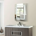 thumbnail image 1 of Bellaterra Home 24 in. Rectangular LED Bordered Illuminated Mirror with Bluetooth Speakers, 1 of 3