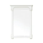 Bellaterra Home 24 in Solid wood frame mirror