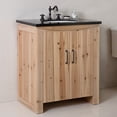 thumbnail image 1 of Bellaterra Home 30 Inch Single Sink Vanity Solid Fir, Natural, 1 of 4