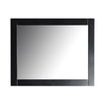 thumbnail image 1 of Bellaterra Home 30" Rectangle Wood Frame Mirror in Matte Black Finish, 1 of 2