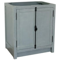 Bellaterra Home 30" Single vanity in Gray Ash finish - cabinet only