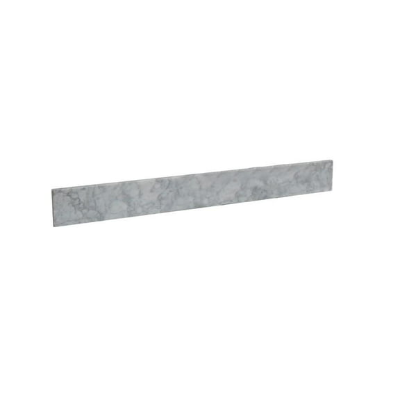 Bellaterra Home BACKSPLASH-WC-30 30 in. Carrara Marble Backsplash, White