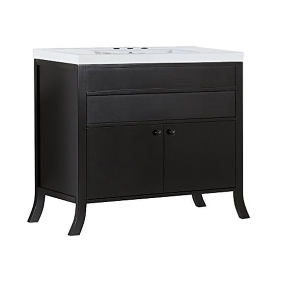Bellaterra Home 36 in. Single sink vanity
