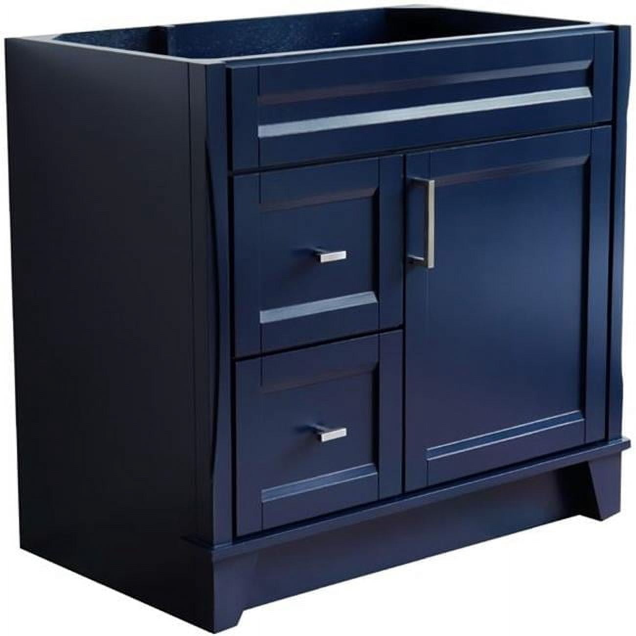 Bellaterra Home 400700-36R-BU 36 in. Single Sink Vanity with Cabinet ...