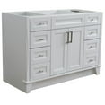 thumbnail image 1 of Bellaterra Home 400700-48S-WH 48 in. Single Sink Vanity with Cabinet, White, 1 of 12