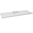thumbnail image 1 of Bellaterra Home 430001-61-WEO 61 in. Quartz Countertop & Single Oval Sink, White, 1 of 3