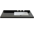 thumbnail image 1 of Bellaterra Home 430002-37R-BGR 37 in. Galaxy Countertop & Single Rectangle Right Sink, Black, 1 of 6