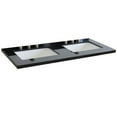 thumbnail image 1 of Bellaterra Home 430002-49D-BGR 49 in. Galaxy Granite Countertop & Double Rectangle Sink, Black, 1 of 3