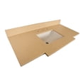 thumbnail image 1 of Bellaterra-Home 45 in. Beige quartz counter top with rectangular sink, 1 of 2