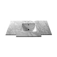 thumbnail image 1 of Bellaterra-Home 45 in. White carrara marble counter top with rectangular sink, 1 of 5