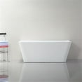 thumbnail image 1 of Bellaterra Home BA6819B 67 in. Freestanding Acrylic Bathtub, Glossy White - 71 gal, 1 of 1