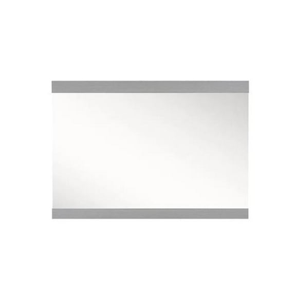 Bellaterra Home 804380-MIR-GY 37.4 in Mirror-Gray-Wood