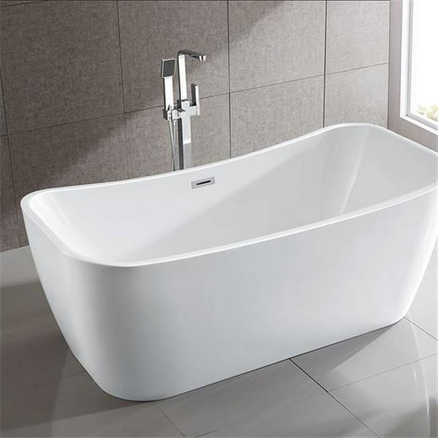 Bellaterra Home BA7526 67 in. Arles Freestanding Bathtub, White