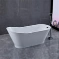 thumbnail image 1 of Bellaterra Home BA7529 67 in. Melun Freestanding Bathtub, White, 1 of 4