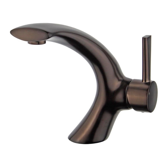 Bellaterra Home Bilbao Single Handle Bathroom Vanity Faucet with Overflow Drain in Oil Rubbed Bronze