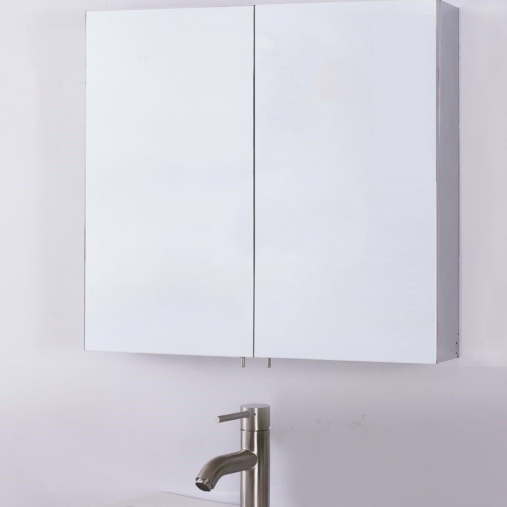 Bellaterra Home Double Door Mirrored Medicine