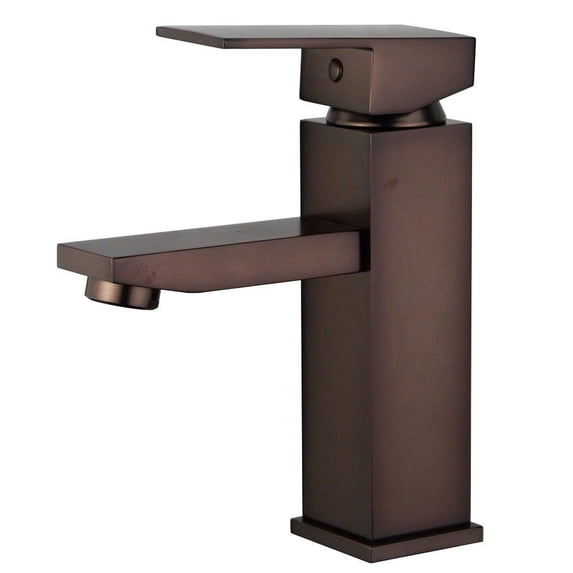 Bellaterra Home Granada Single Handle Bathroom Vanity Faucet with Overflow Drain in Oil Rubbed Bronze