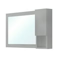 thumbnail image 1 of Bellaterra Home Mirror Cabinet-wood-gray-right opening, 1 of 2