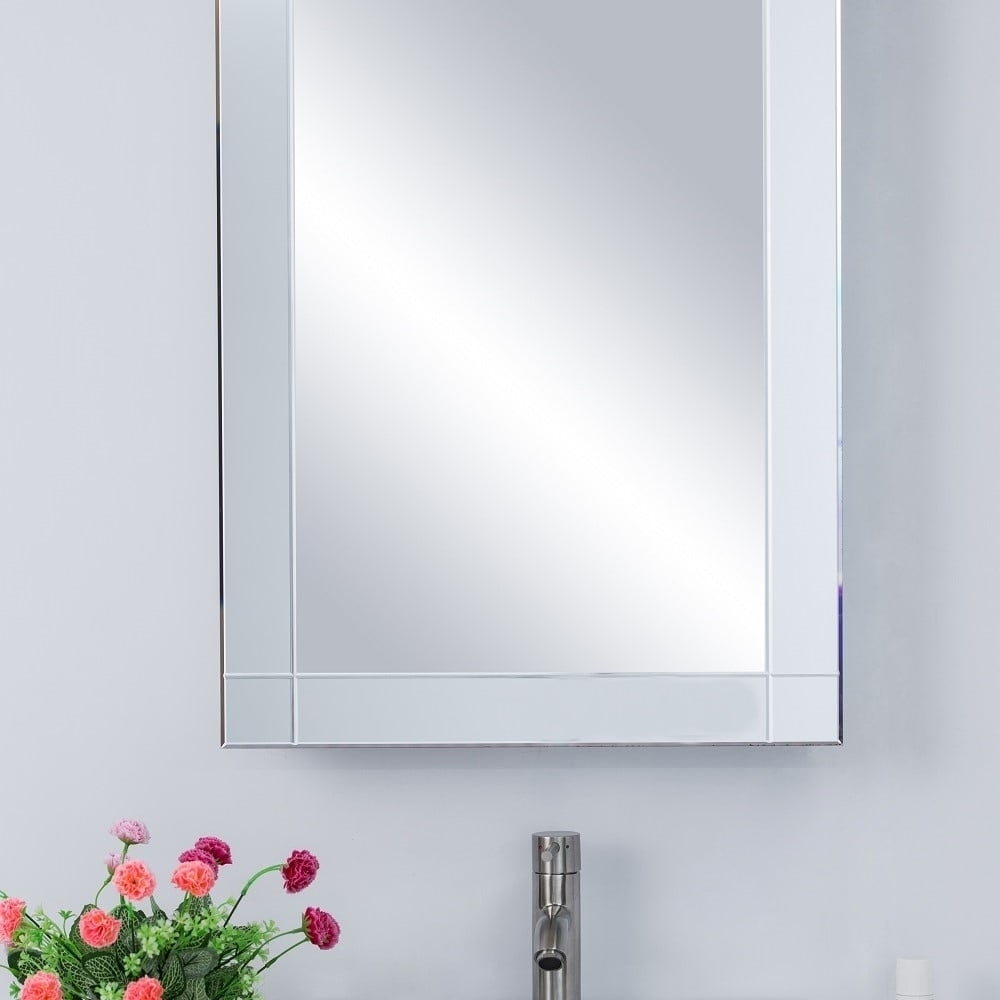 Bellaterra Home Mirrored Medicine Cabinet