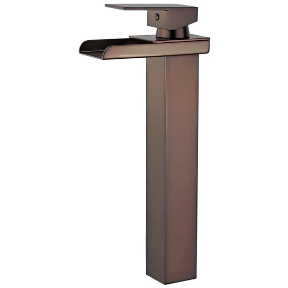 Bellaterra Home Oviedo Single Handle Bathroom Vanity Faucet with Overflow Drain in Oil Rubbed Bronze