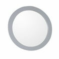 thumbnail image 1 of Bellaterra Home Round framed mirror-manufactured wood-light gray, 1 of 1