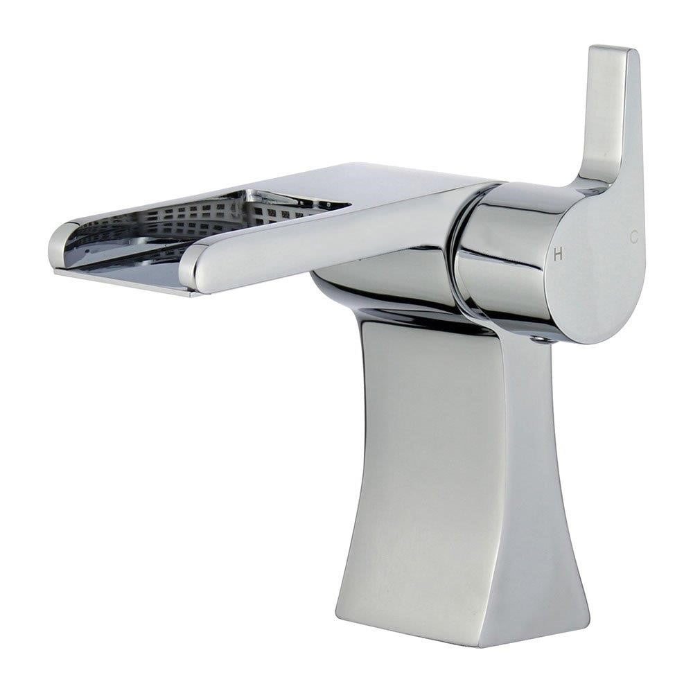 Bellaterra Home Salamanca Single Handle Bathroom Vanity Faucet with Drain without Overflow in Polished Chrome