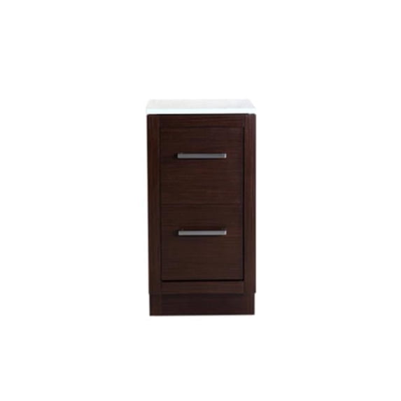 Bellaterra Home Single Side Cabinet - Brown